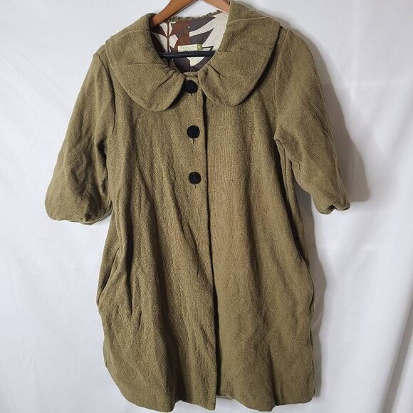 Chalet Womens Olive Green Coat Size Medium‎ Made in USA - Picture 1 of 4